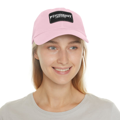 Stylish Dad Hat with Leather Patch - Perfect Gift for Dads, Casual Outings, Summer Days, Unique Accessories, Fashionable Headwear