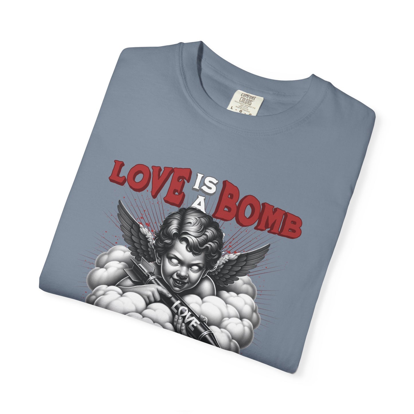 Love Is a Bomb T-Shirt — Vintage Cherub Graphic Tee