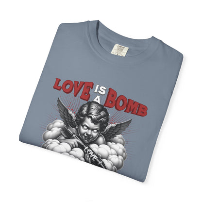 Love Is a Bomb T-Shirt — Vintage Cherub Graphic Tee