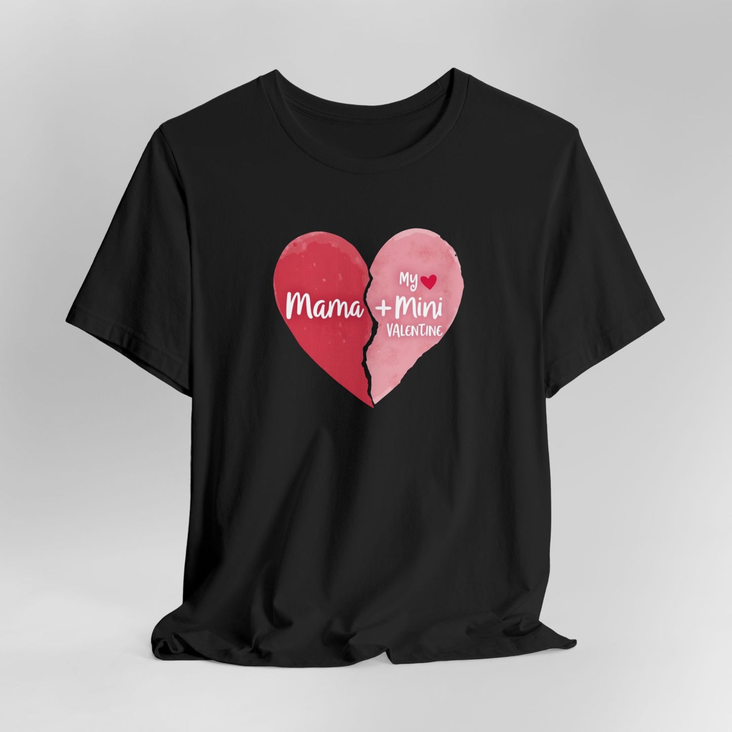 Mama + Mini Valentine T-Shirt — Matching Mother & Child Heart Tee