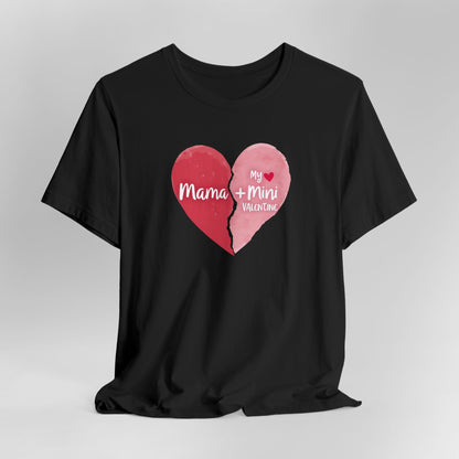 Mama + Mini Valentine T-Shirt — Matching Mother & Child Heart Tee