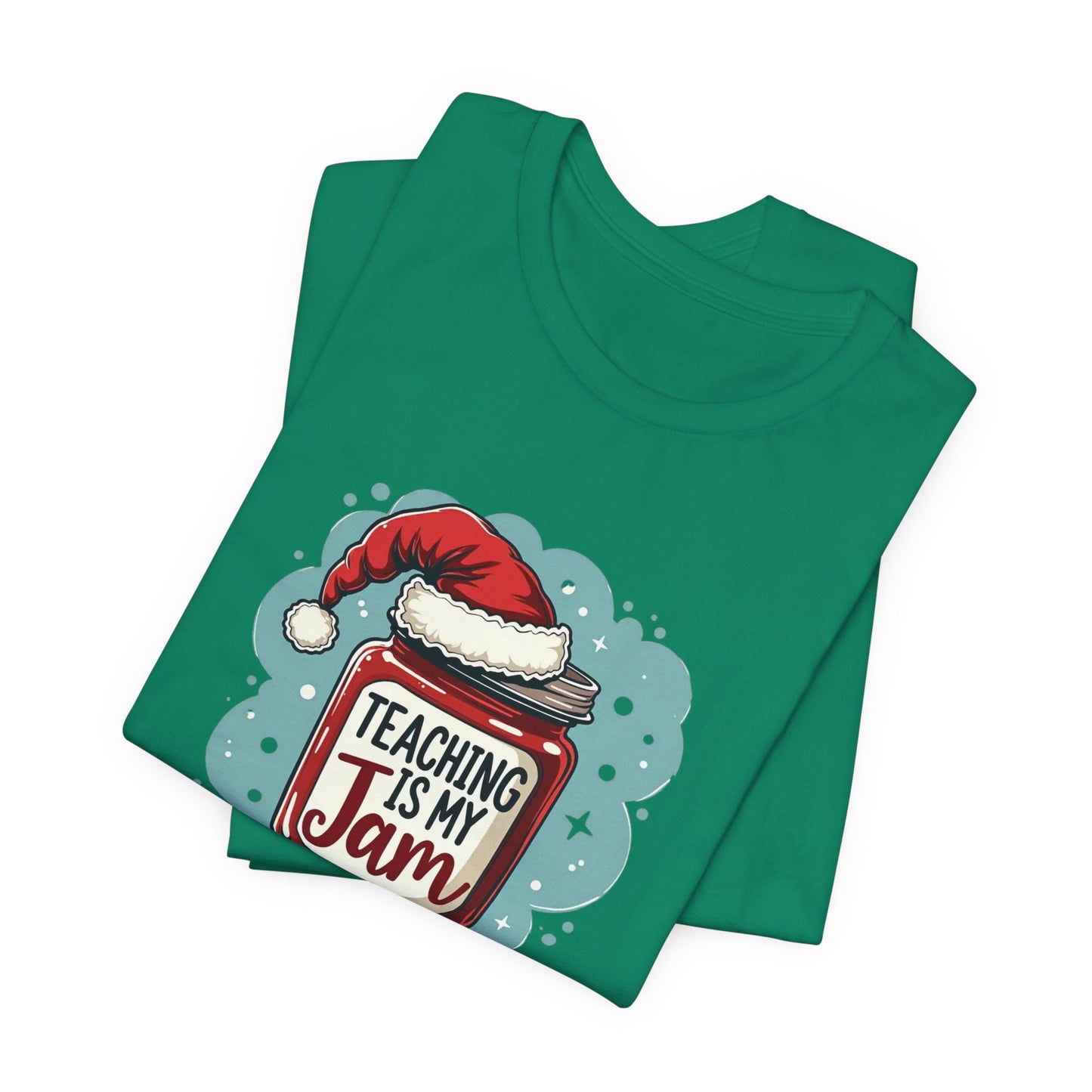 Teaching Is My Jam T‑Shirt — Cute Christmas Teacher Gift Tee