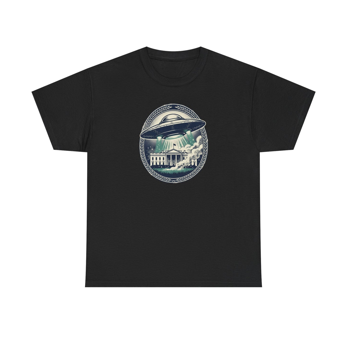 Alien Disclosure T-Shirt — Flying Saucer Over White House