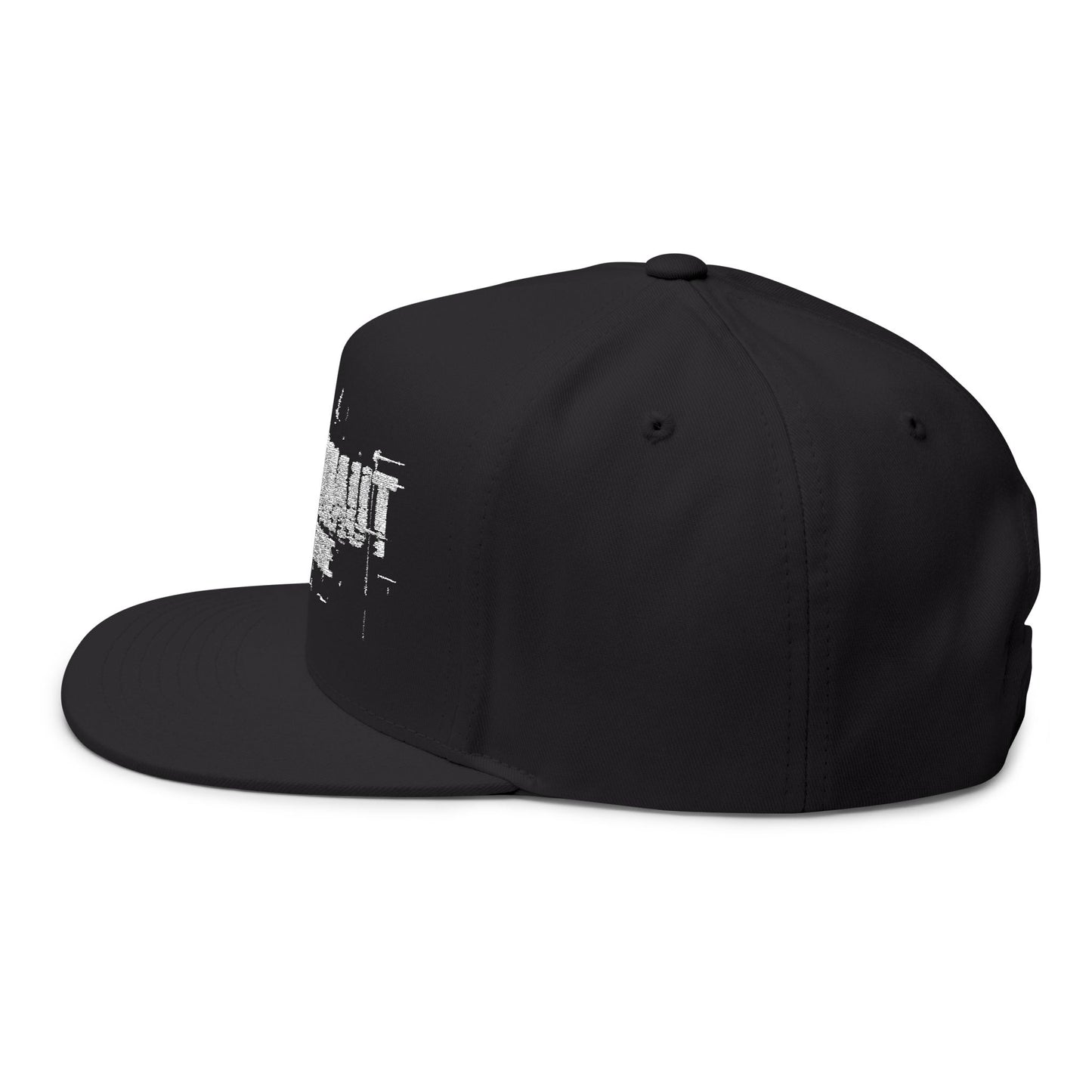 Flat Bill Cap (Psychonaut) - Stylish Embroidered Snapback, Perfect for Streetwear, Festivals, Casual Outings, Gifts