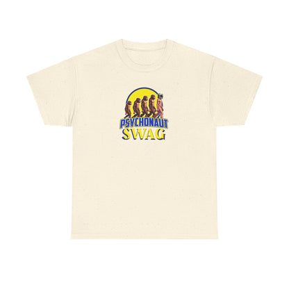 Psychonaut swag small biz, Heavy Cotton Tee, Cool Graphic T-Shirt, Streetwear Top, Gift for Psychonauts, Fun Casual Wear