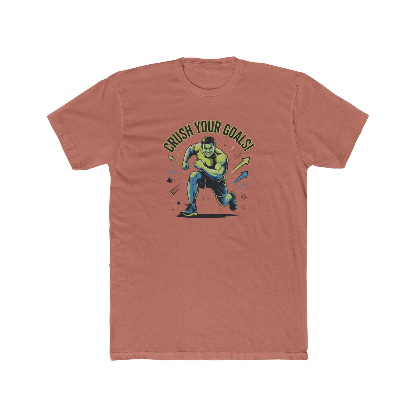 Crush Your Goals T-Shirt — Motivational Fitness Tee for Gym & Workout