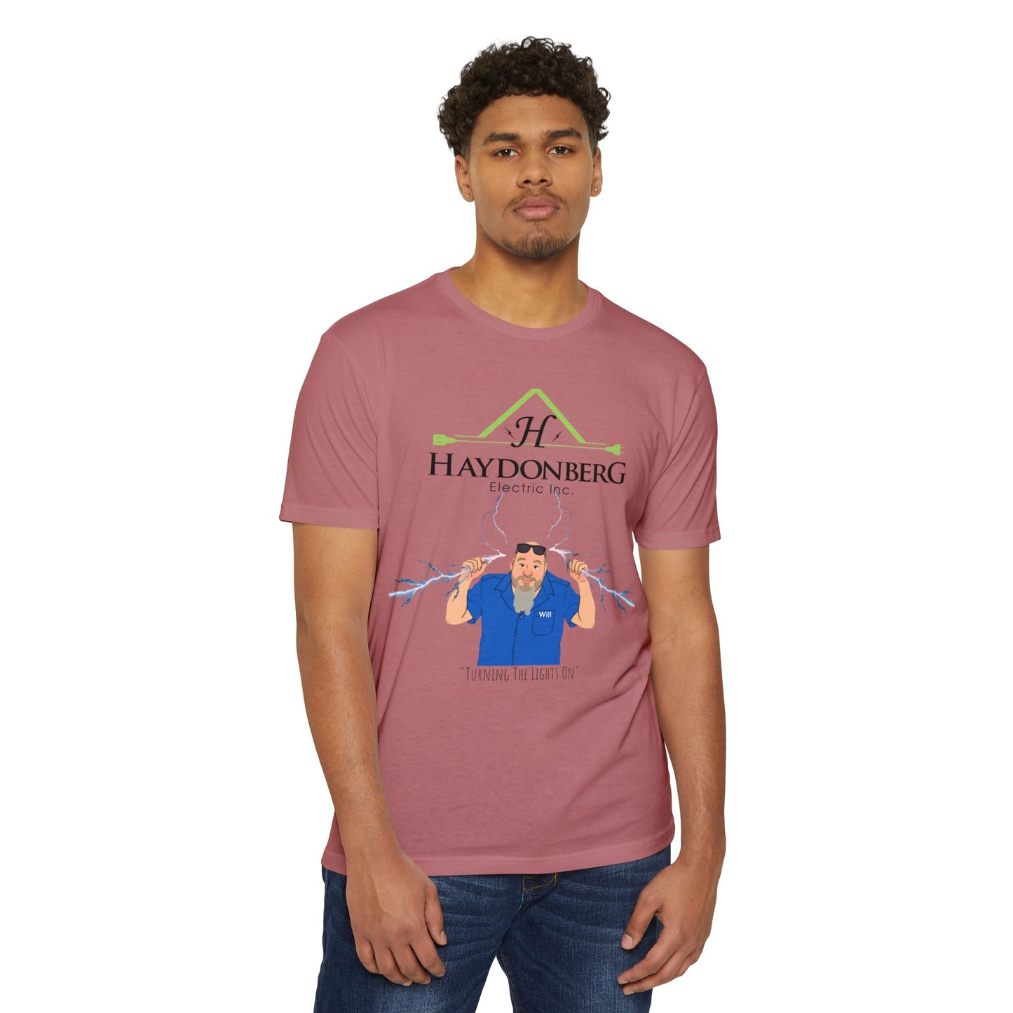 Haydonberg Turning The Lights On, Unisex CVC Jersey T-shirt