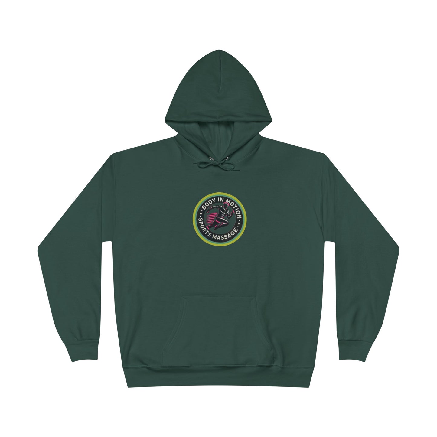Sports Massage, Logo Hoodie — 'Run Fast' Athletic Pullover