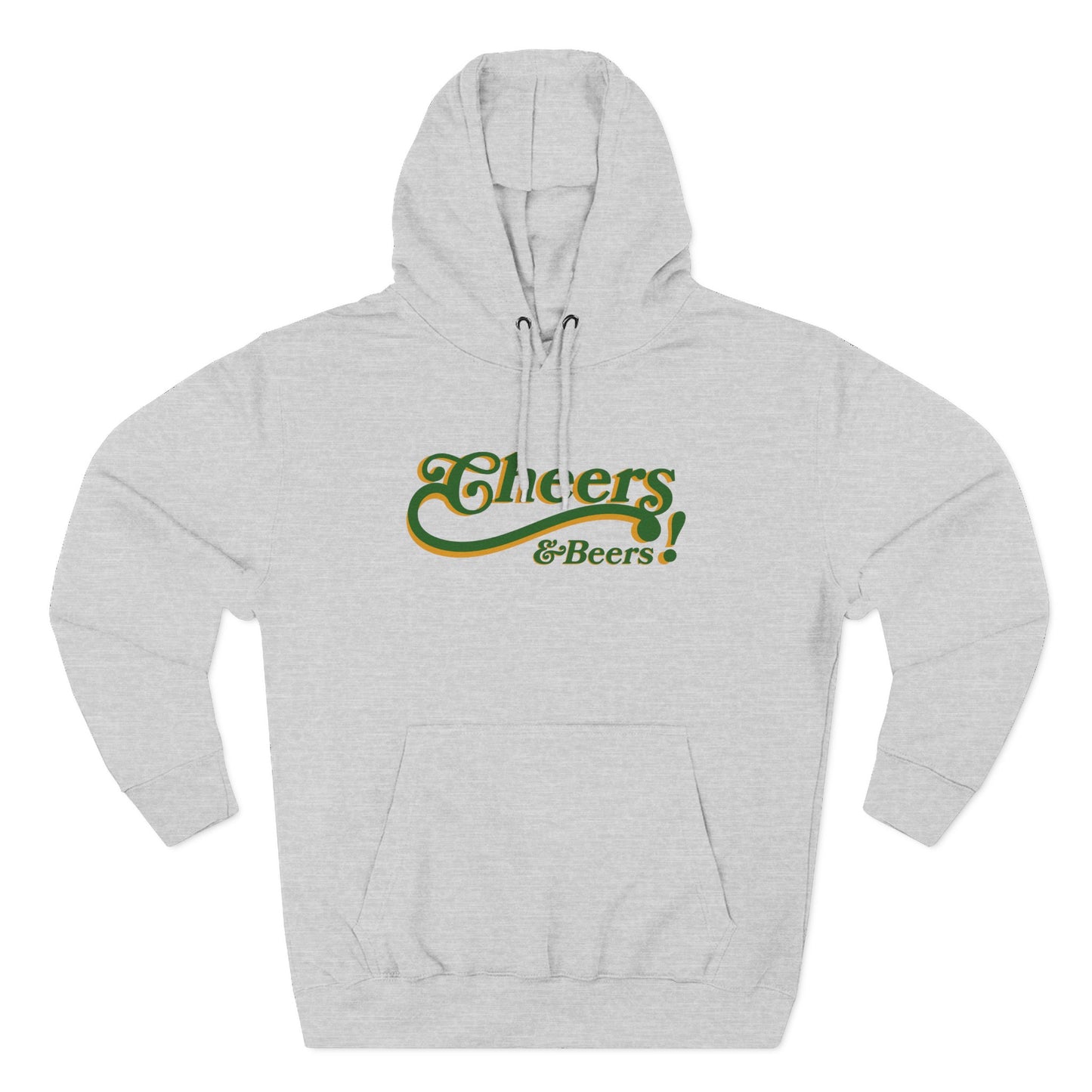 Cheers & Beers Hoodie — Retro Script St. Patrick’s Day Sweatshirt