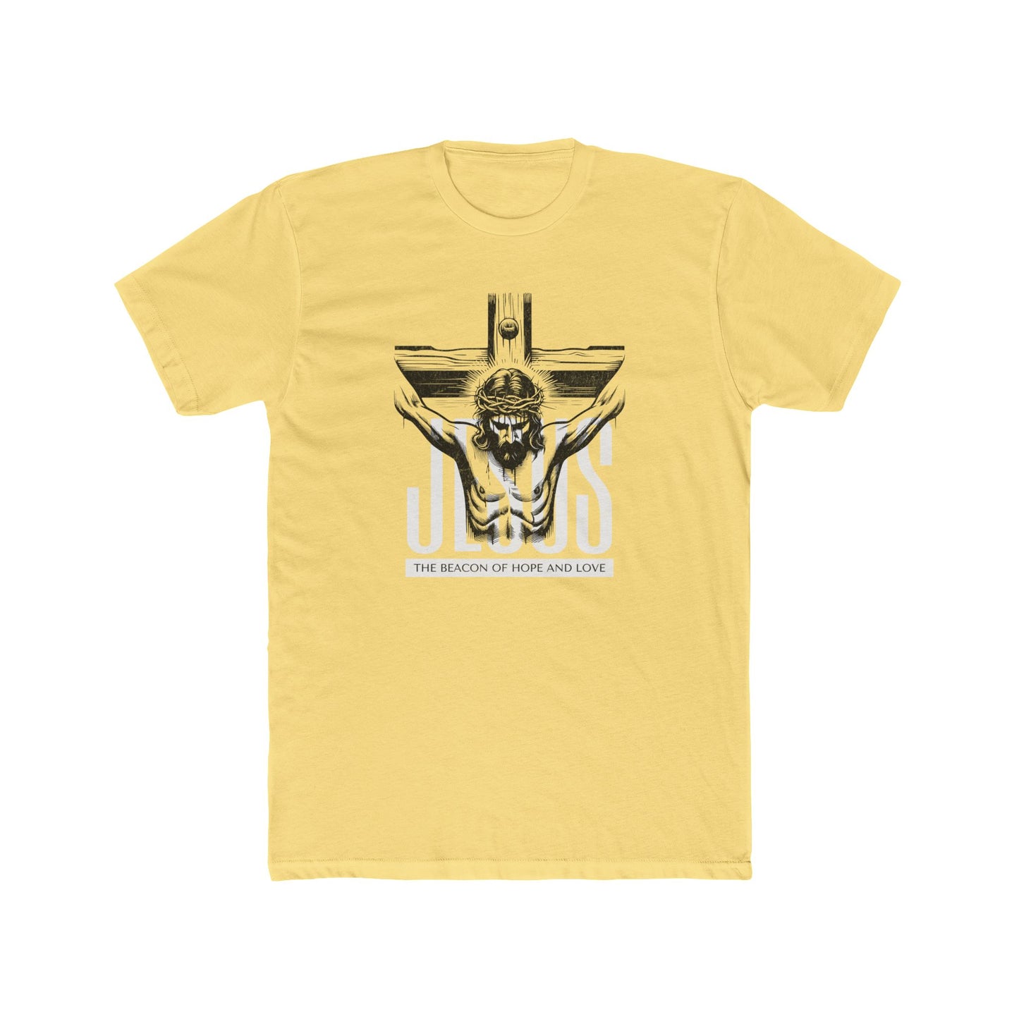 Jesus Crucifix Tee — "The Beacon of Hope and Love" Christian T‑Shirt