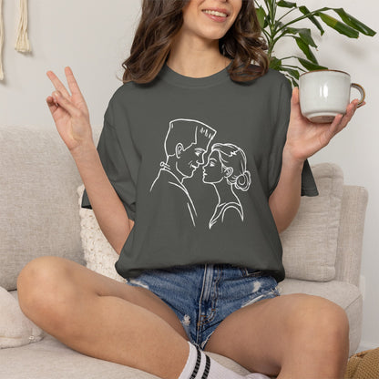 A Marriage So Strong it’s Scary Tee – Minimal Romantic Graphic T-Shirt