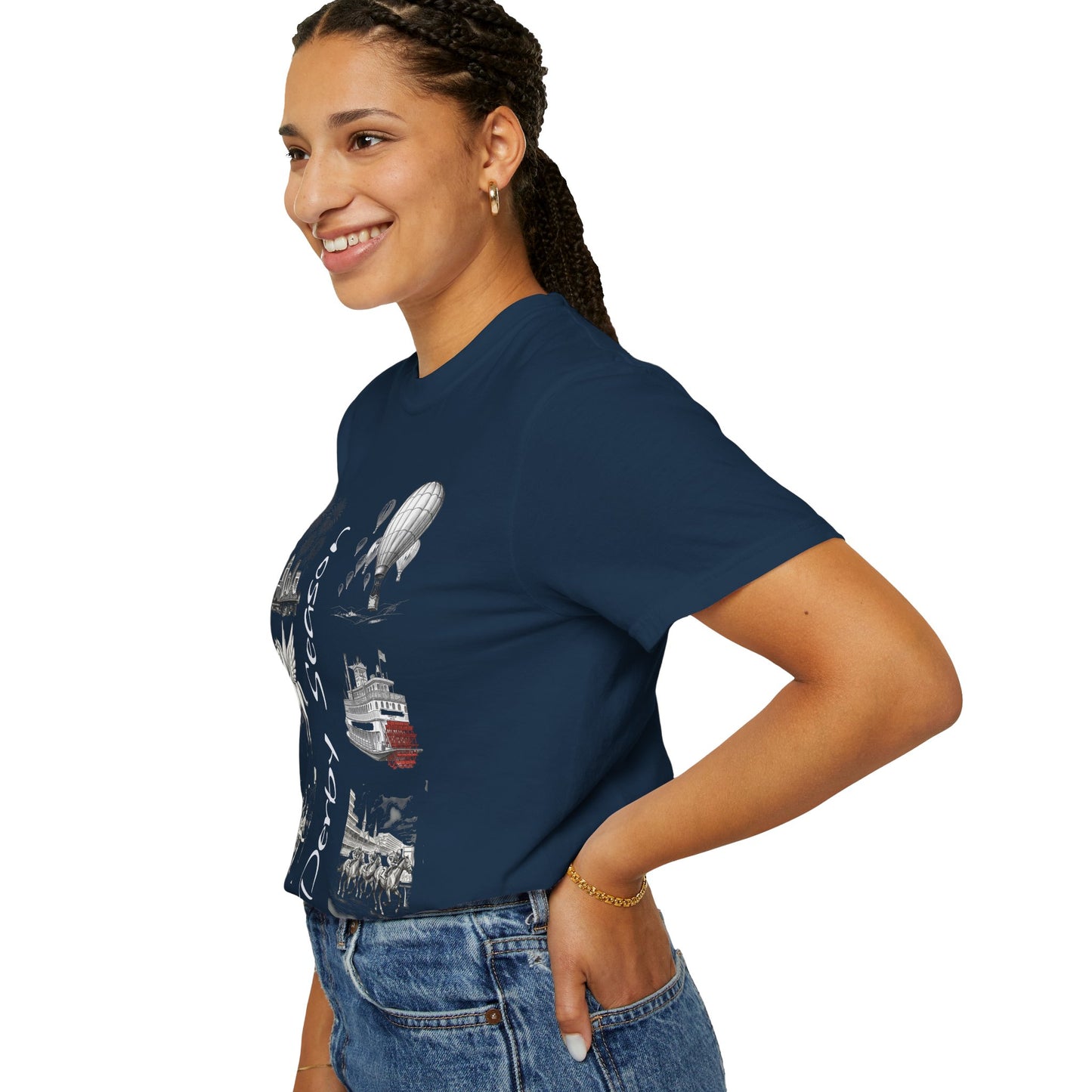 Derby Season T-Shirt — Horse Racing & Balloon Glow Festival Tee
