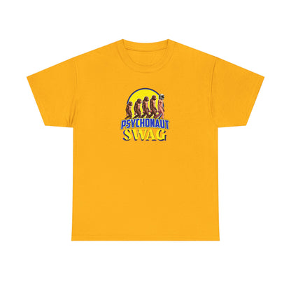Psychonaut swag small biz, Heavy Cotton Tee, Cool Graphic T-Shirt, Streetwear Top, Gift for Psychonauts, Fun Casual Wear