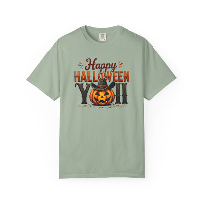 Halloween T-Shirt — "Happy Halloween You" Pumpkin Witch Graphic