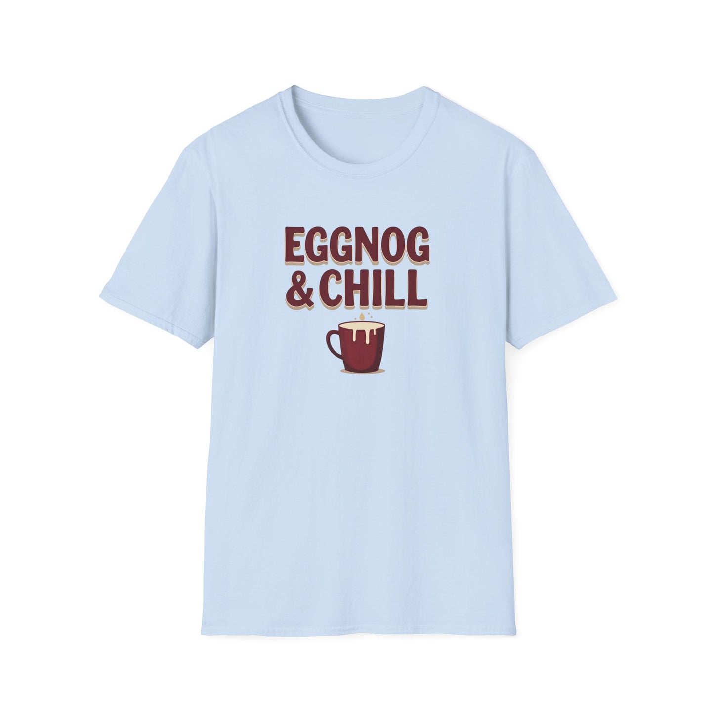 Eggnog and Chill, Unisex Softstyle T-Shirt