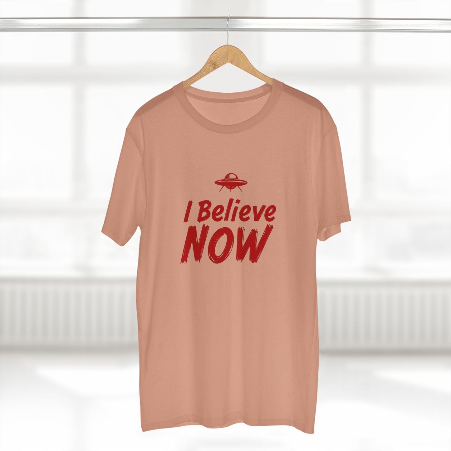 I Believe NOW UFO T-Shirt – Retro Alien Abduction Tee