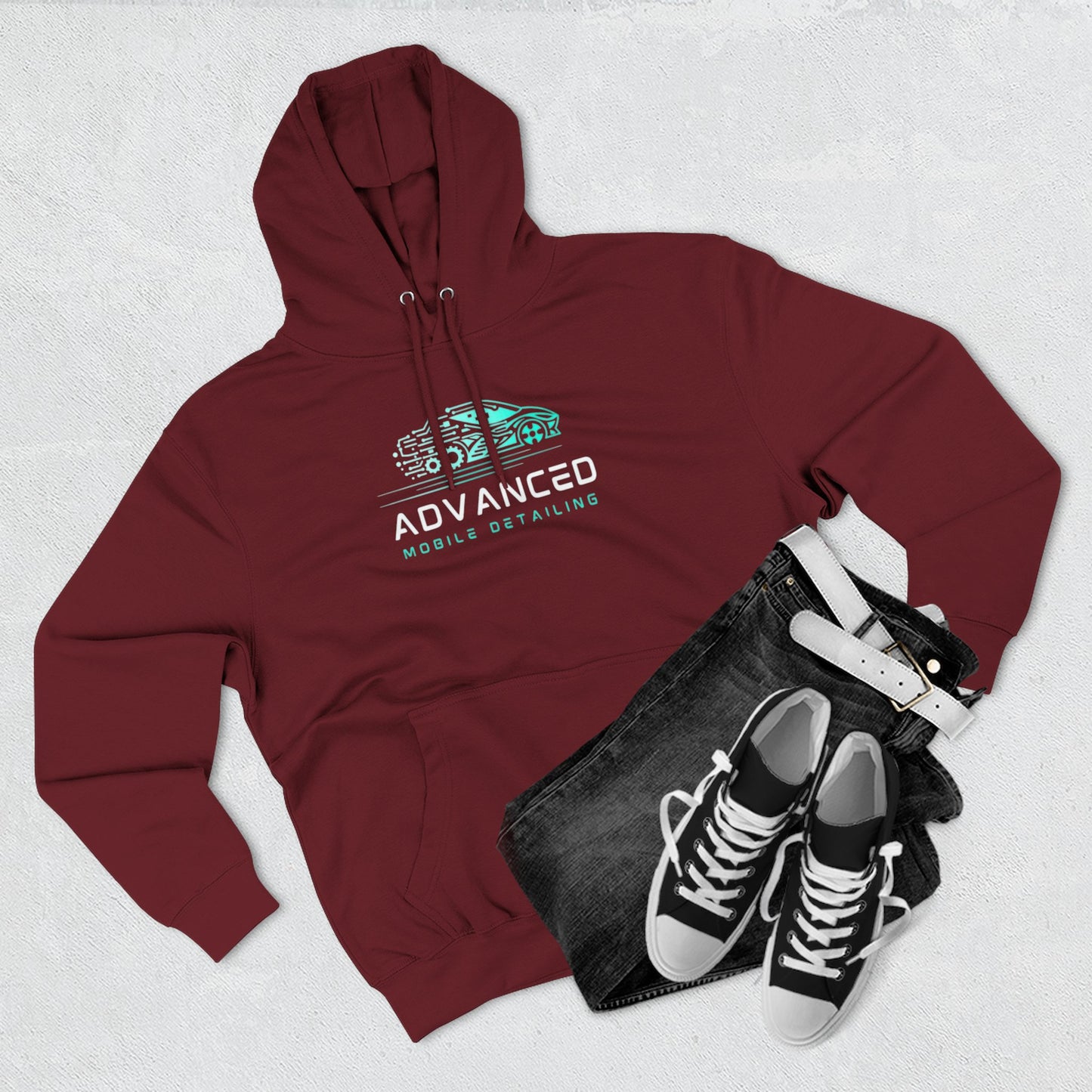 Advanced Mobile, Fleece Hoodie - Cozy, Casual Sweatshirt for Comfort Lovers, Perfect Gift for Holidays, Everyday Wear, Outdoor Activities, [...]