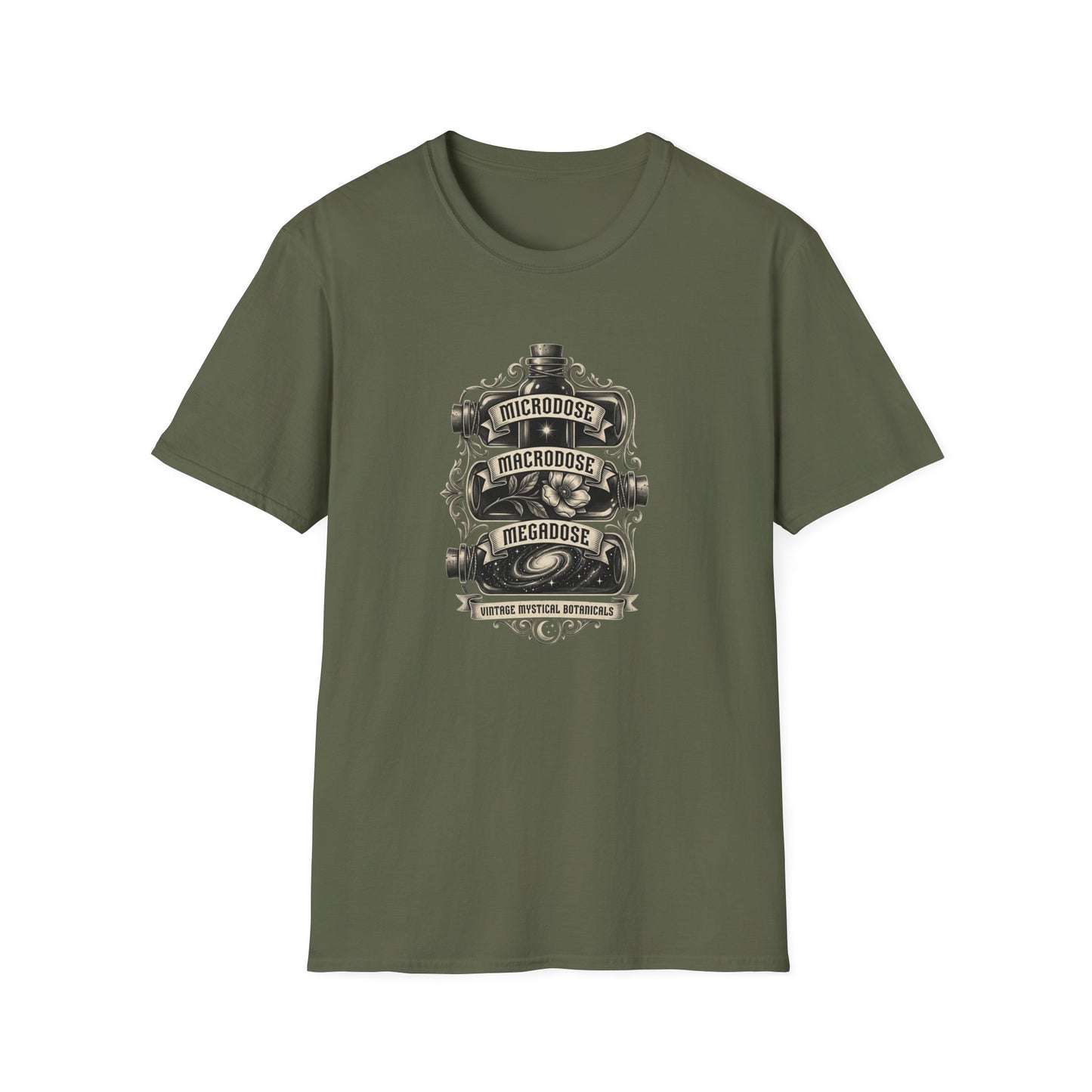 Epic Dose Graphic T-Shirt — Microdose, Macrodose, Megadose Vintage Design