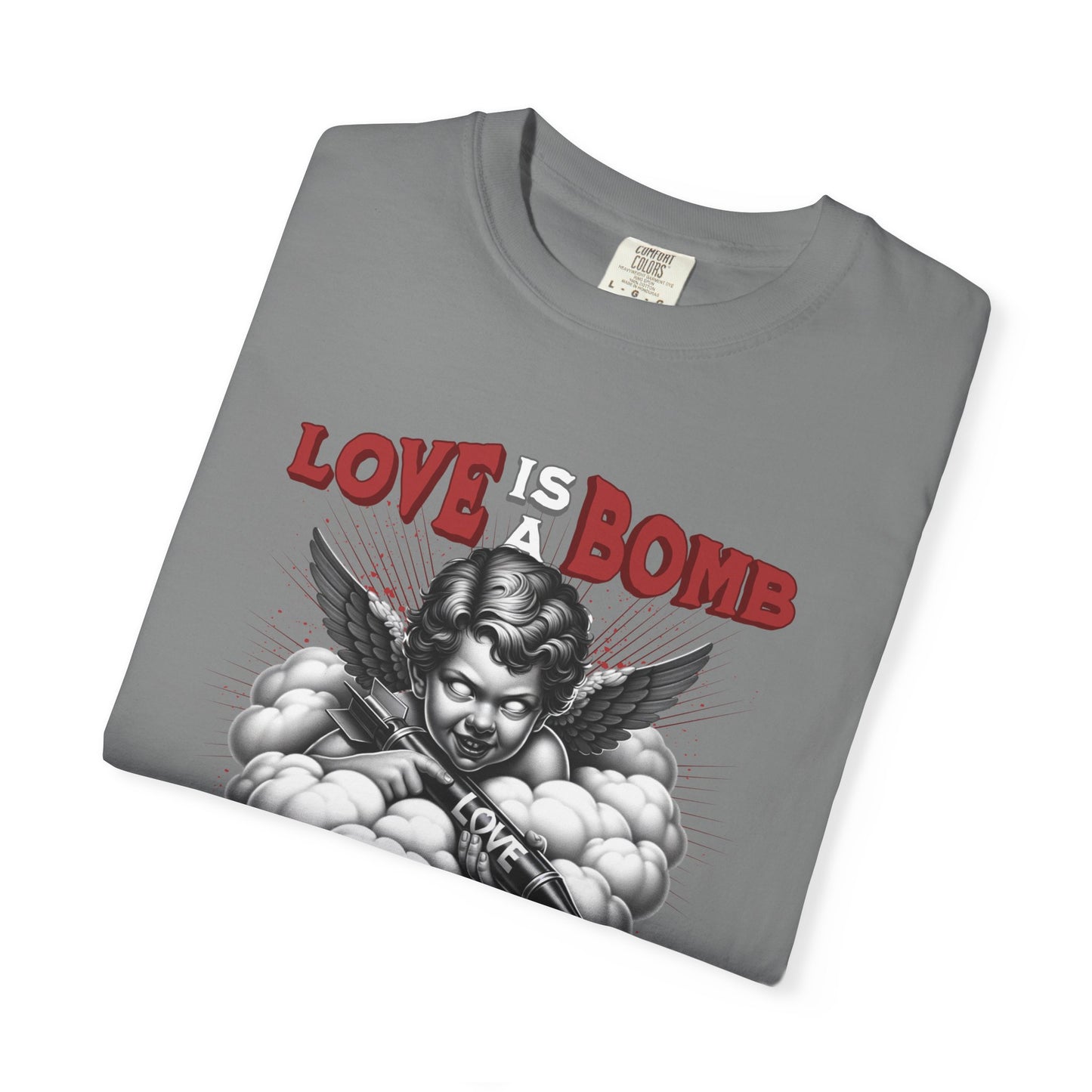 Love Is a Bomb T-Shirt — Vintage Cherub Graphic Tee