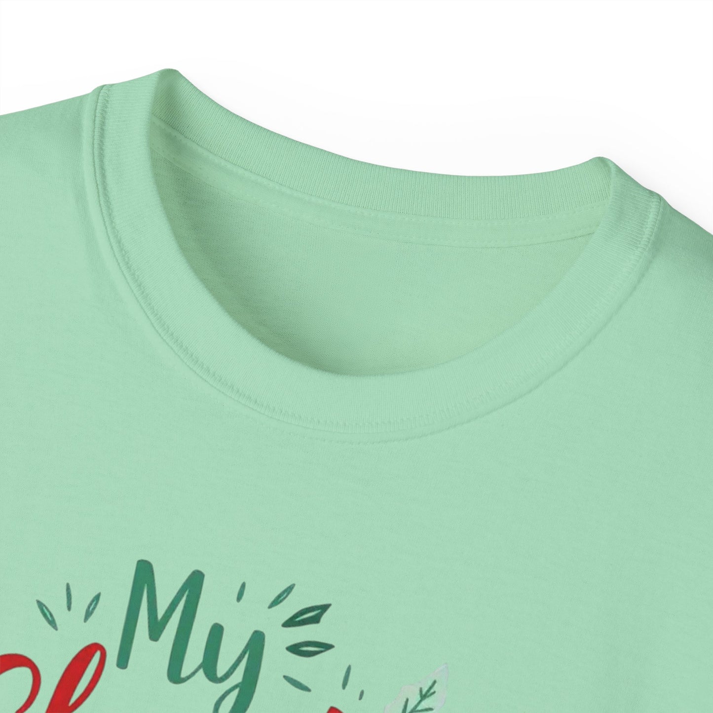 Christmas Coffee Tee - "My Christmas Spirit Needs Coffee" Holiday T-Shirt
