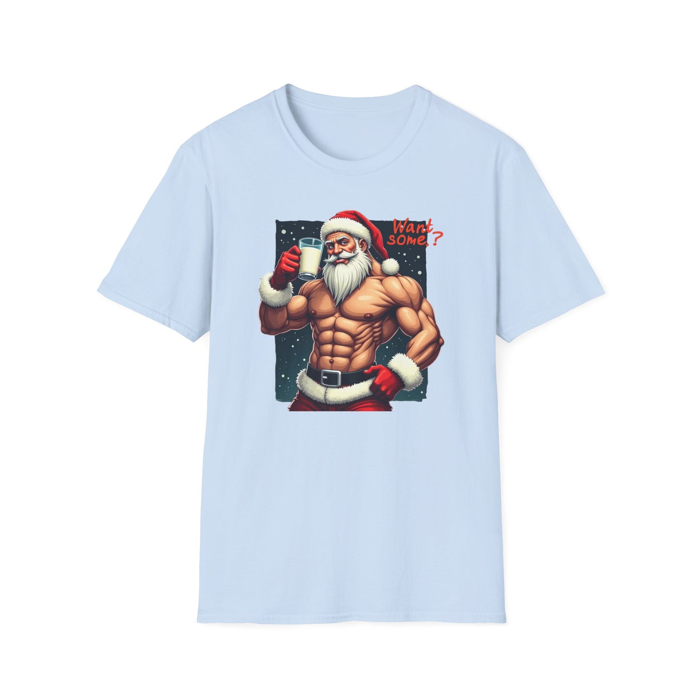 Santa Post-Workout Milk T-Shirt