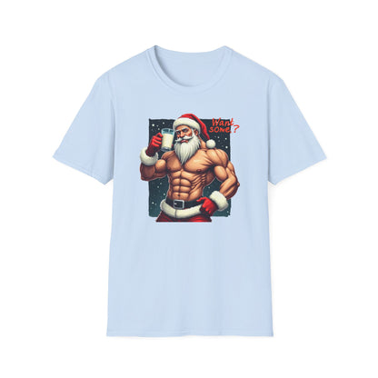 Santa Post-Workout Milk T-Shirt