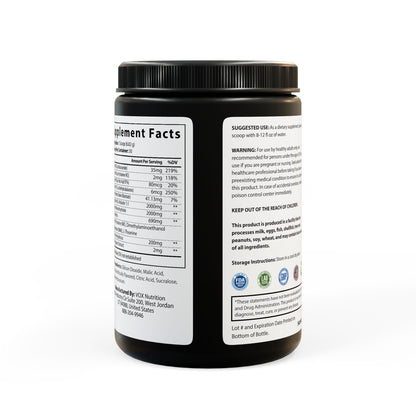 Power Up! Pre-Workout Supplement, Fruit Punch (204g, 7.1oz) - Psychonaut Swag