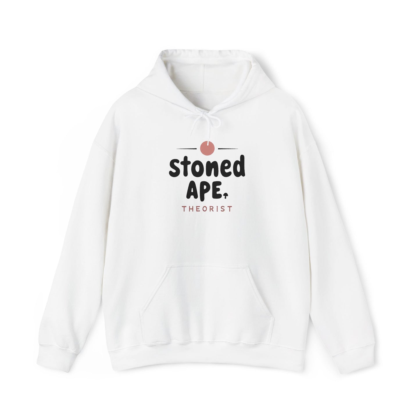 Stoned Ape Hoodie – Minimal Retro Logo Pullover