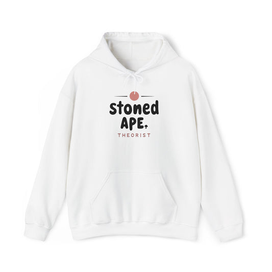 Stoned Ape Hoodie – Minimal Retro Logo Pullover