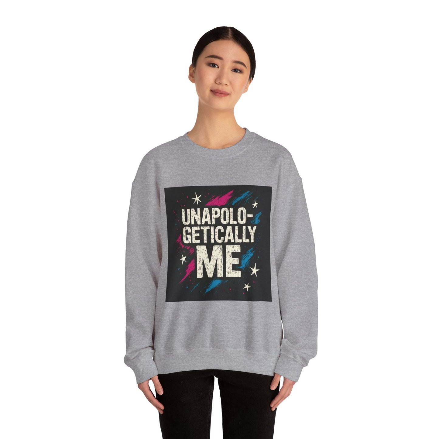 Sweatshirt — "Unapologetically Me" Graphic Crewneck