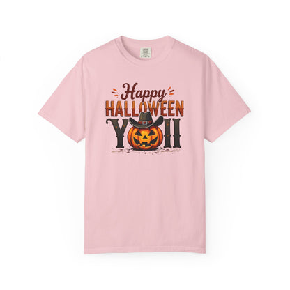 Halloween T-Shirt — "Happy Halloween You" Pumpkin Witch Graphic