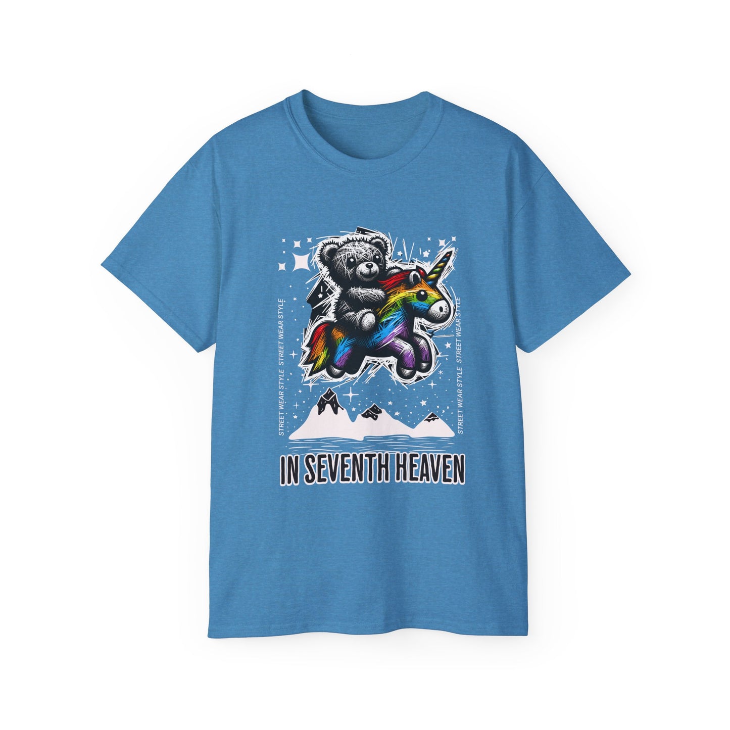 Bear Riding Unicorn, Unisex Ultra Cotton Tee