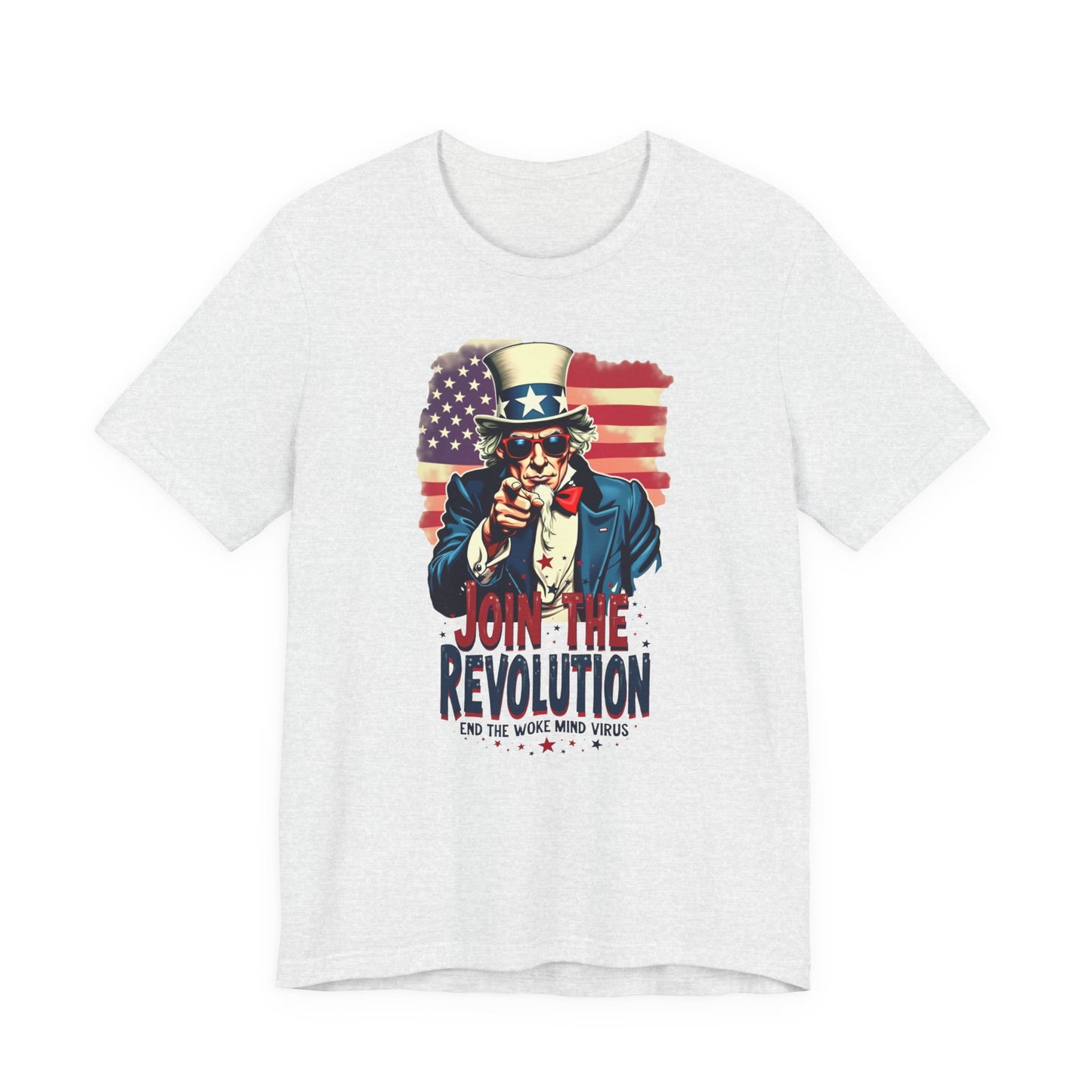 Revolution Uncle Sam T-Shirt — "Join the Revolution" Patriotic Graphic Tee