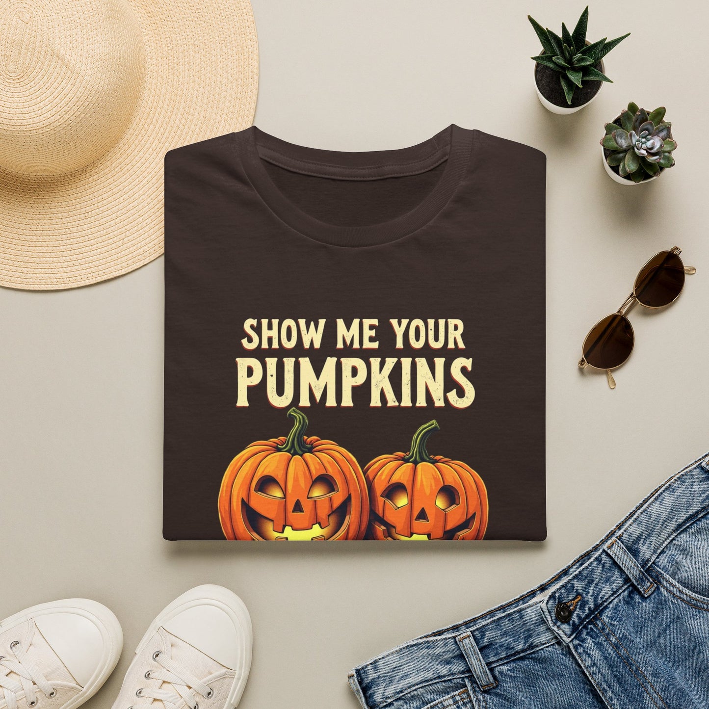 Show Me Your Pumpkins Halloween T-Shirt