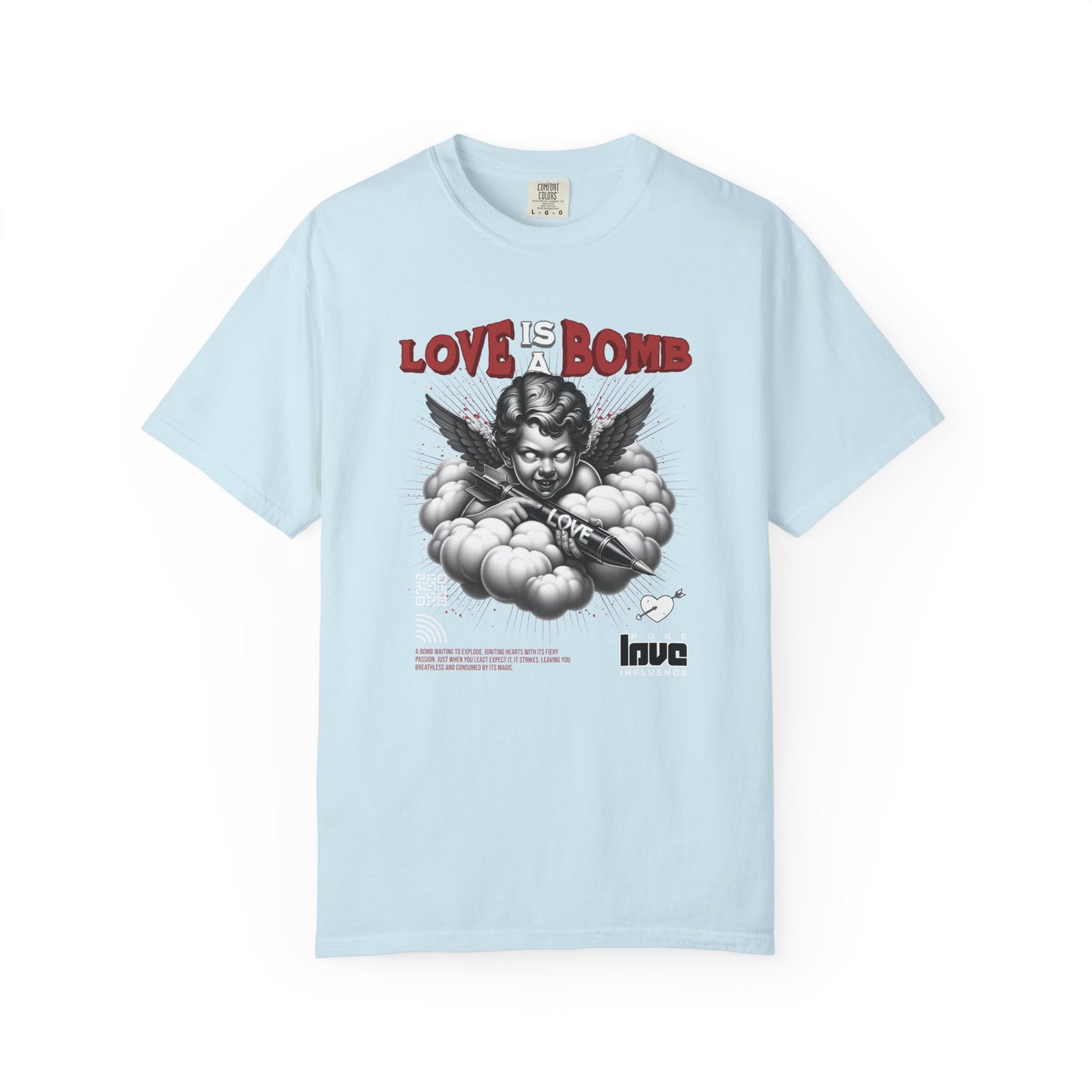 Love Is a Bomb T-Shirt — Vintage Cherub Graphic Tee