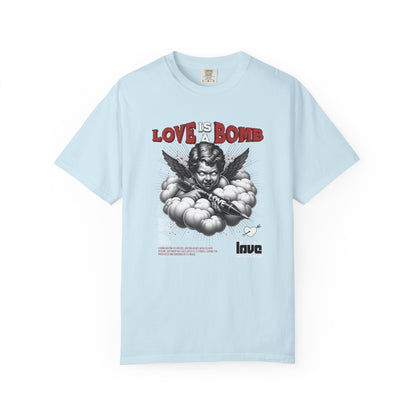 Love Is a Bomb T-Shirt — Vintage Cherub Graphic Tee