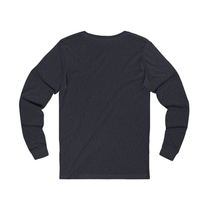 Halloween Flamingo Long Sleeve Tee — Cute Witch Flamingo with Jack‑o’‑Lantern