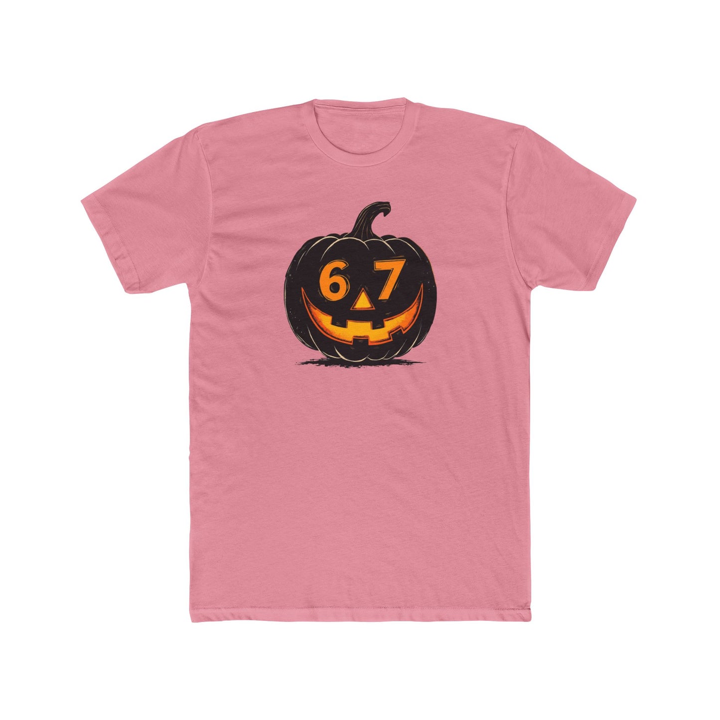 Halloween Jack-O'-Lantern Tee — 6/7 Pumpkin Graphic Shirt