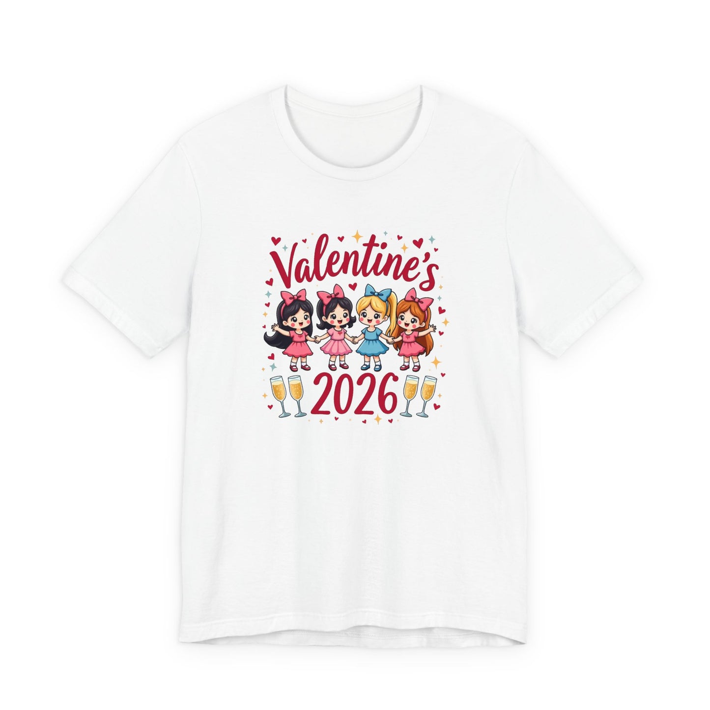 Valentine's 2026 Girls Graphic Tee
