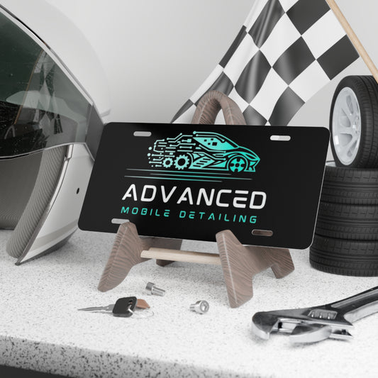 Advanced Mobile Detailing, Custom Vanity Plate, Personalized Car Tags, Unique Auto Decor, Gift for Car Enthusiasts, Fun License Plate
