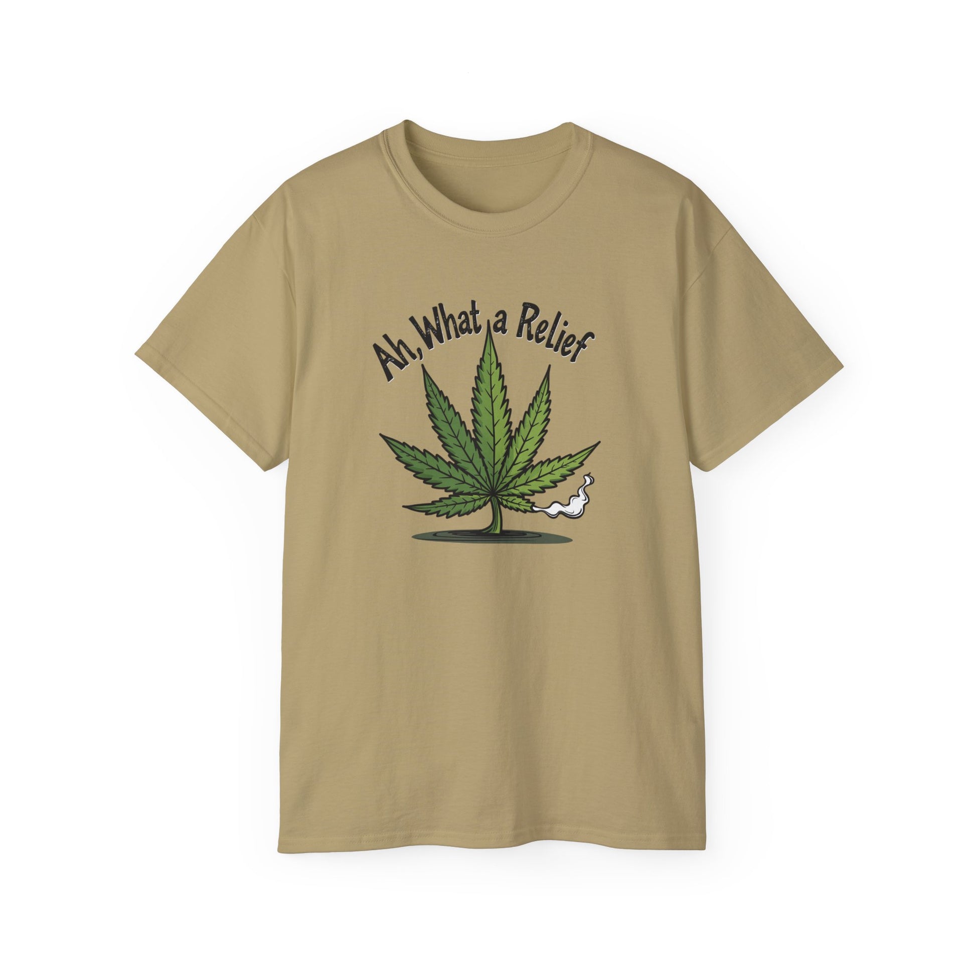Ah, What a Relief Unisex Ultra Cotton Tee - Perfect for Cannabis Enthusiasts - Psychonaut Swag