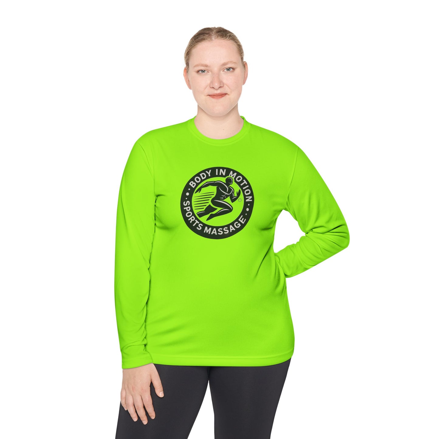 Sports Massage Long Sleeve Tee — "Body in Motion" Athletic Therapy Shirt