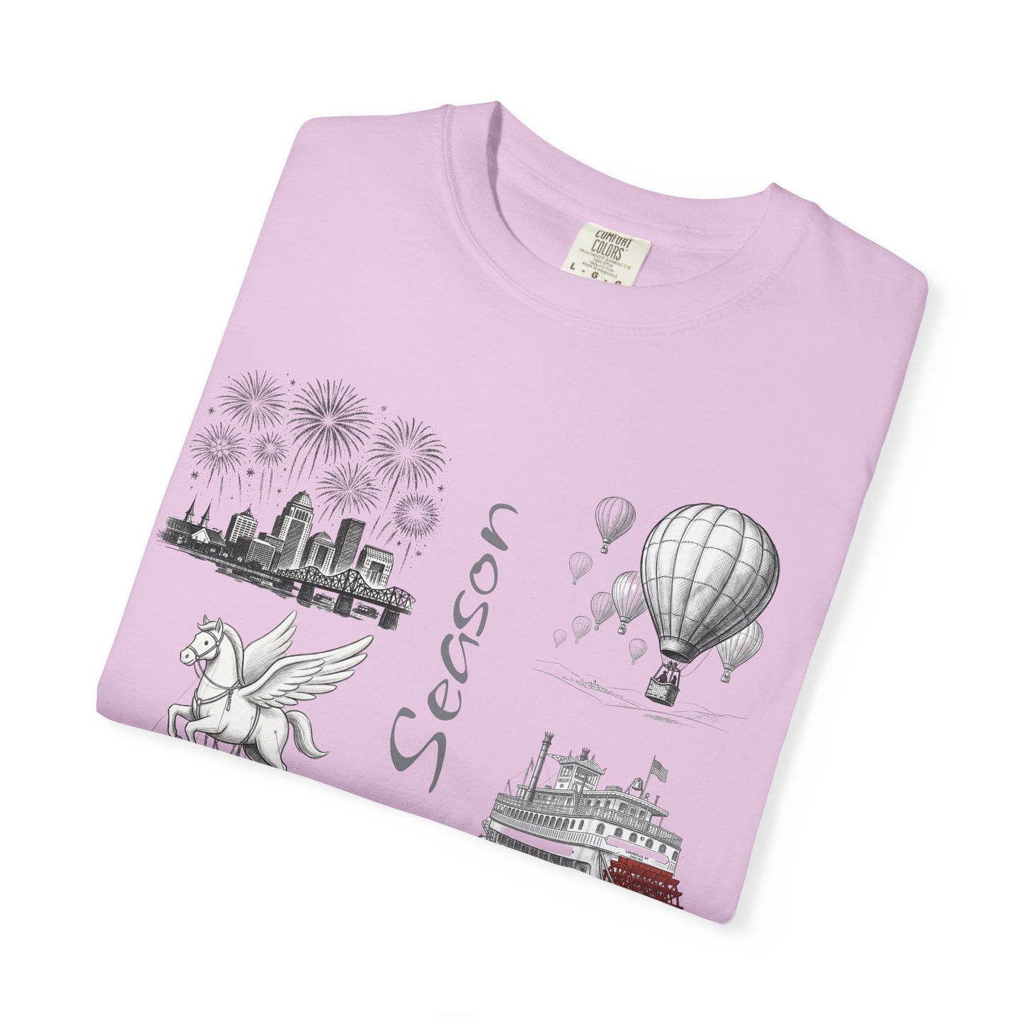 Derby Season T-Shirt — Horse Racing & Balloon Glow Festival Tee