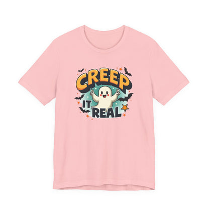 Creep It Real Ghost Tee — Cute Halloween T-Shirt