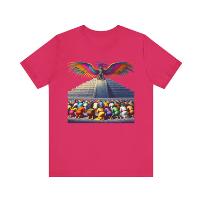 Feathered Serpent, Unisex Jersey Short Sleeve Tee - Psychonaut Swag