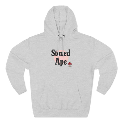 Stoned Ape Hoodie — Retro Psychedelic Mushroom Graphic Pullover