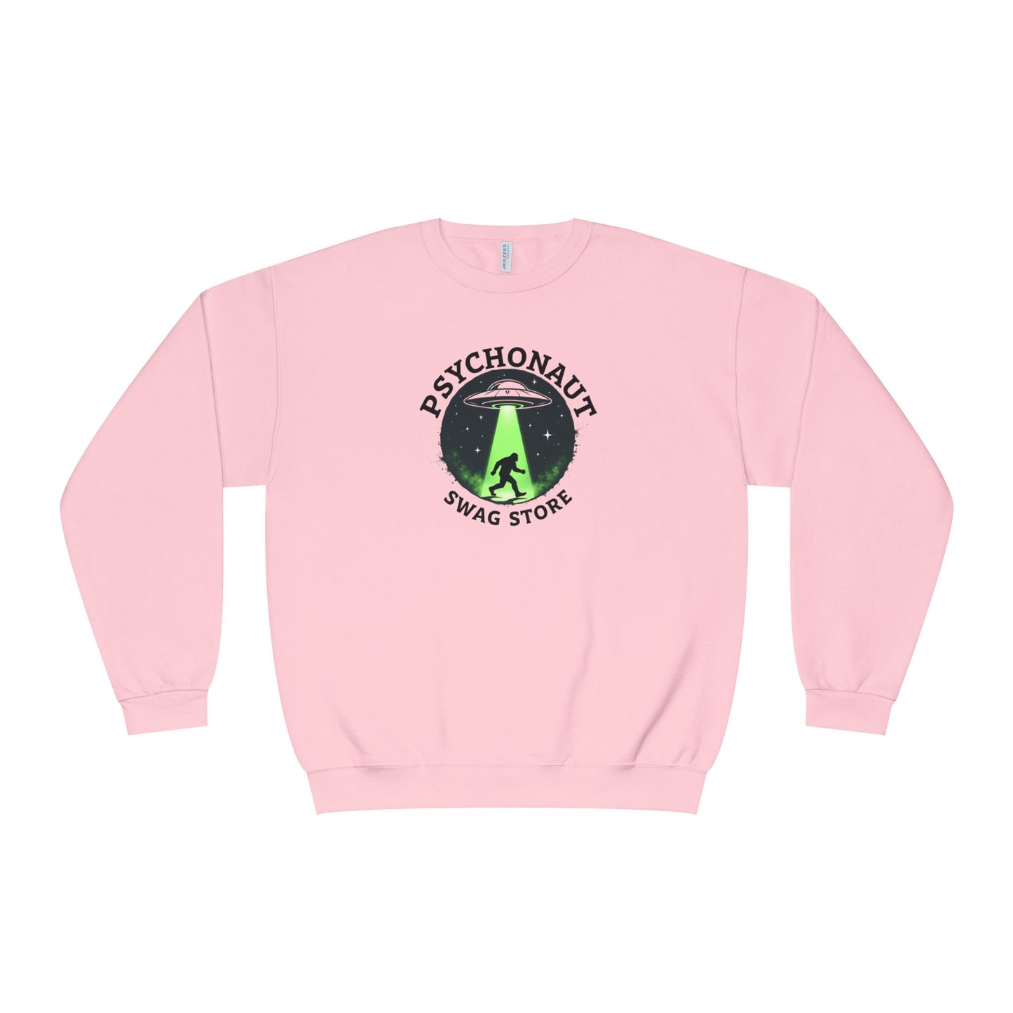 Psychonaut Swag Crewneck Sweatshirt – UFO Abduction Graphic Pullover