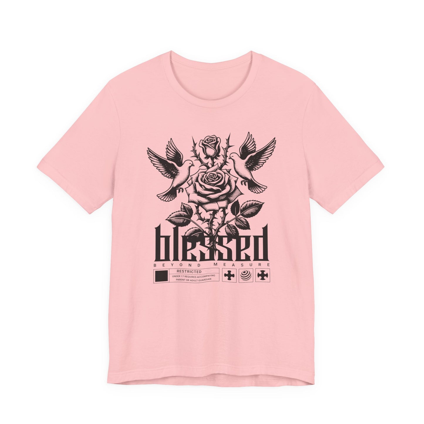 Blessed Rose Tee — Vintage Floral Graphic T‑Shirt