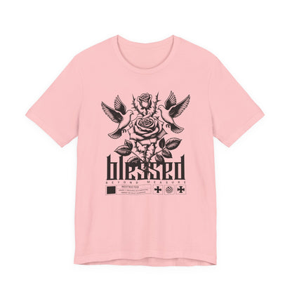 Blessed Rose Tee — Vintage Floral Graphic T‑Shirt