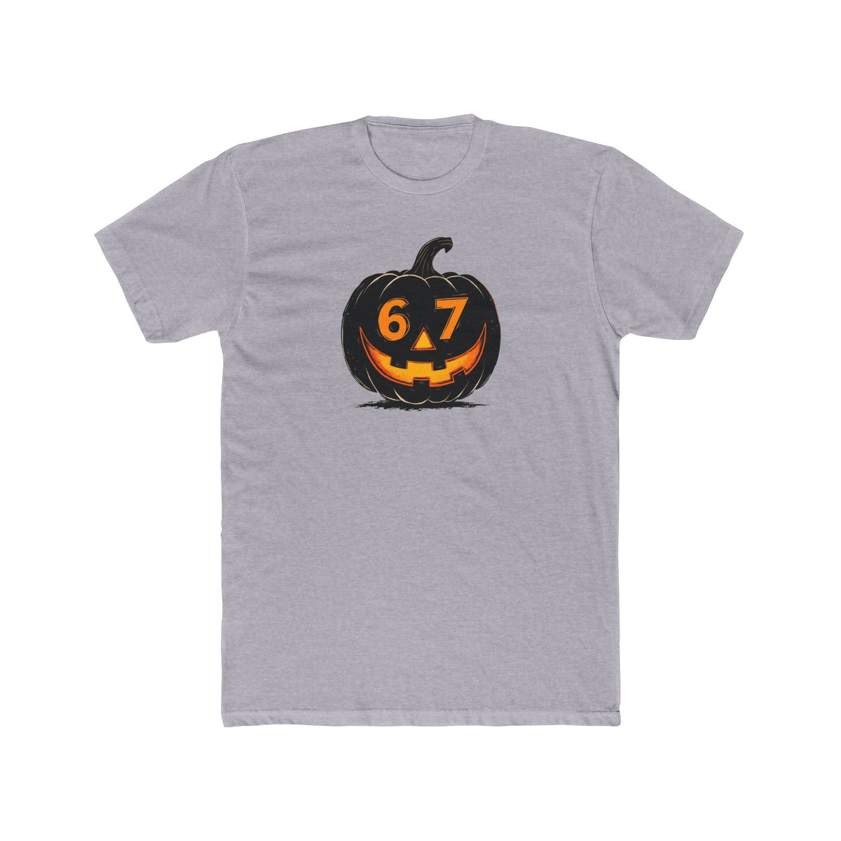 Halloween Jack-O'-Lantern Tee — 6/7 Pumpkin Graphic Shirt